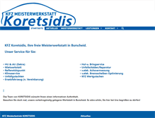 Tablet Screenshot of koretsidis.de